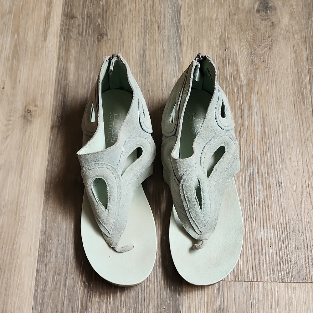 Australia Luxe Collective Sage Green Sandals